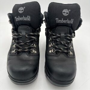 Timberland Black Leather Hiking Boots